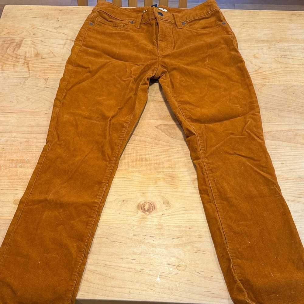 Lands' End Women's Tan Corduroy Pants